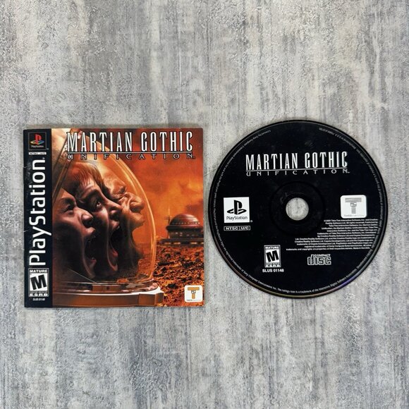 Martian Gothic: Unification (Sony PlayStation PS1) Game Disc & Manual - Picture 1 of 7